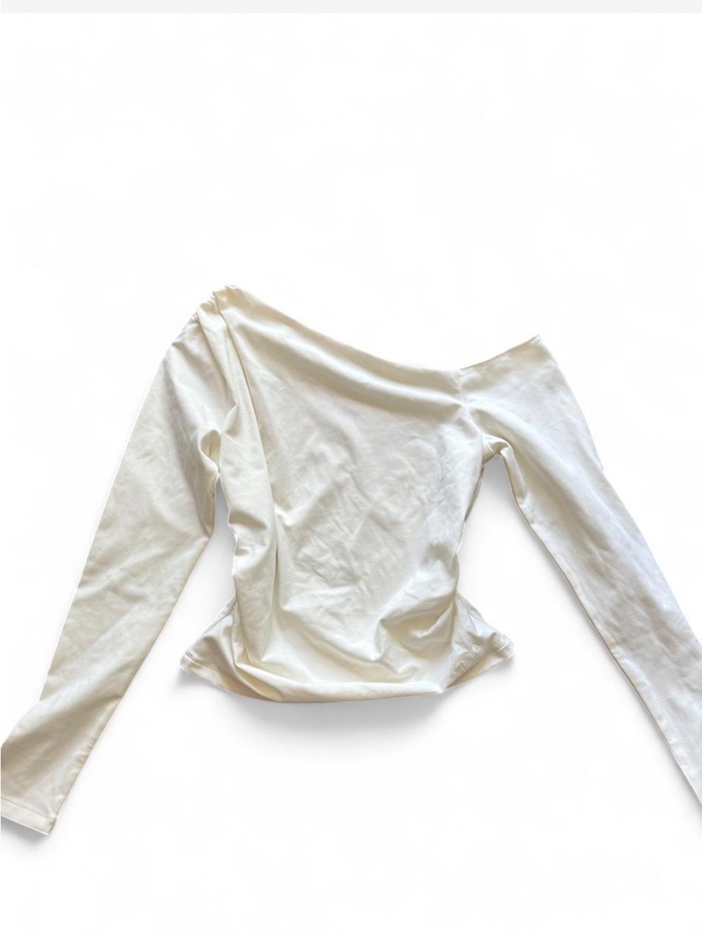 TALA 365 Second Skin Off-Shoulder Top in Ivory